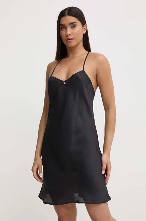 Нічна сорочка Emporio Armani Underwear жіноча колір чорний 164827 4R215