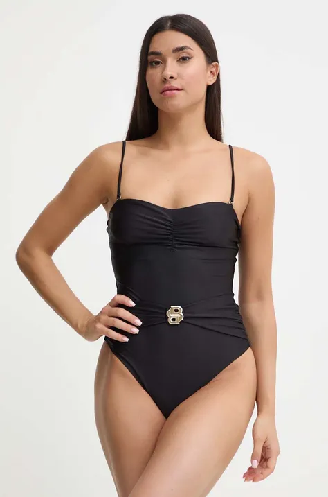 Jednodijelni kupaći kostim BOSS boja: crna, lagano učvršćene košarice, 50515534