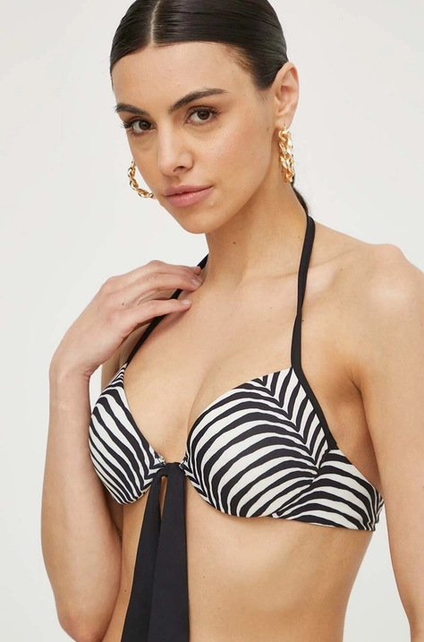 Bikini top Liu Jo χρώμα: μαύρο