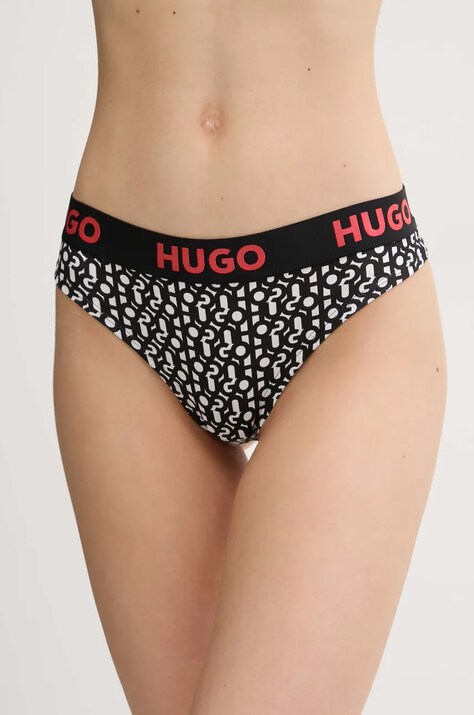 Tanga HUGO bílá barva, 50515199