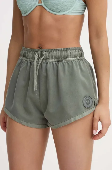Kratke hlače za plažu Roxy szorty do pływania Waves boja: zelena, ERJBS03270