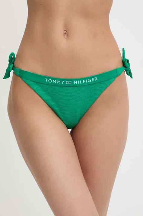 Plavkové kalhotky Tommy Hilfiger zelená barva