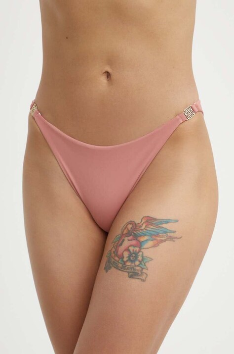 Tommy Hilfiger chiloți de baie cu două fețe culoarea roz, UW0UW05338