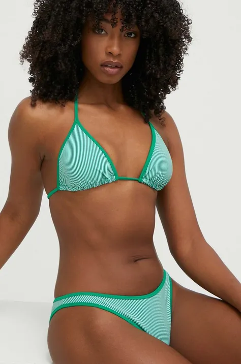 Bikini top Tommy Hilfiger χρώμα: πράσινο