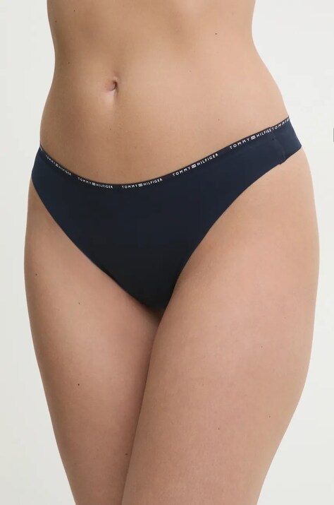 Tommy Hilfiger tanga culoarea albastru marin, UW0UW05214