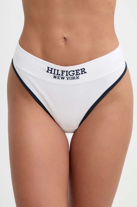 Tommy Hilfiger tanga culoarea alb, UW0UW05219