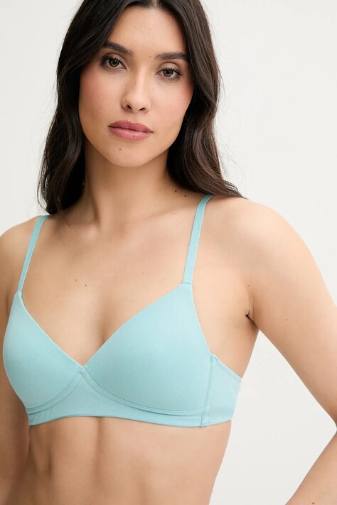 United Colors of Benetton sutien culoarea negru, neted