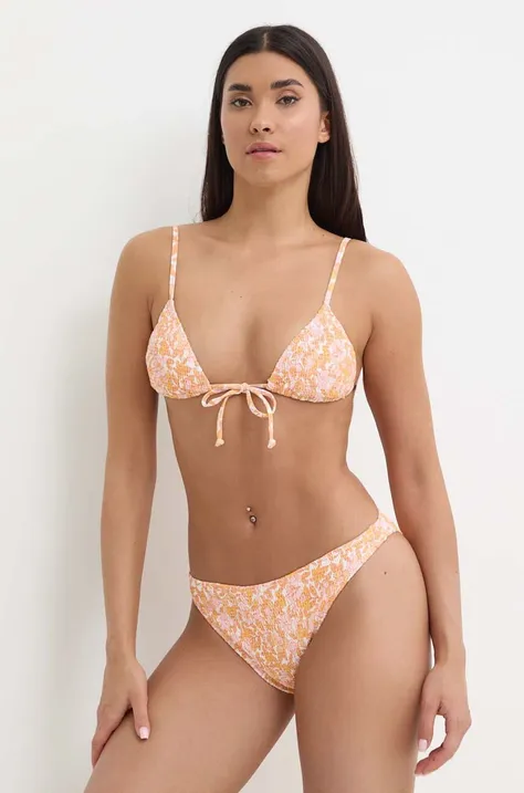 Bikini top Volcom χρώμα: πορτοκαλί