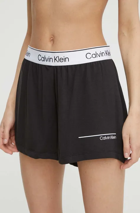 Σορτς παραλίας Calvin Klein χρώμα: μαύρο