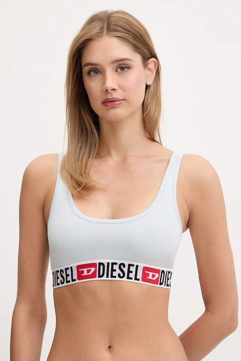 Diesel biustonosz kolor niebieski gładki