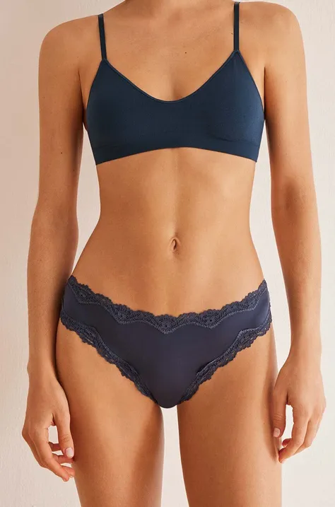 women'secret slip brasiliani FIRST ROUND colore blu navy 877570