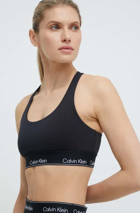 Спортивний бюстгальтер Calvin Klein Performance колір чорний
