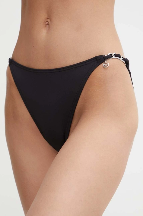 Купальні труси MICHAEL Michael Kors BIKINI BOTTOM колір чорний MM7M040