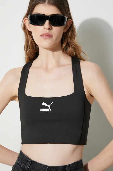 Puma sports bra T7 black color 624213