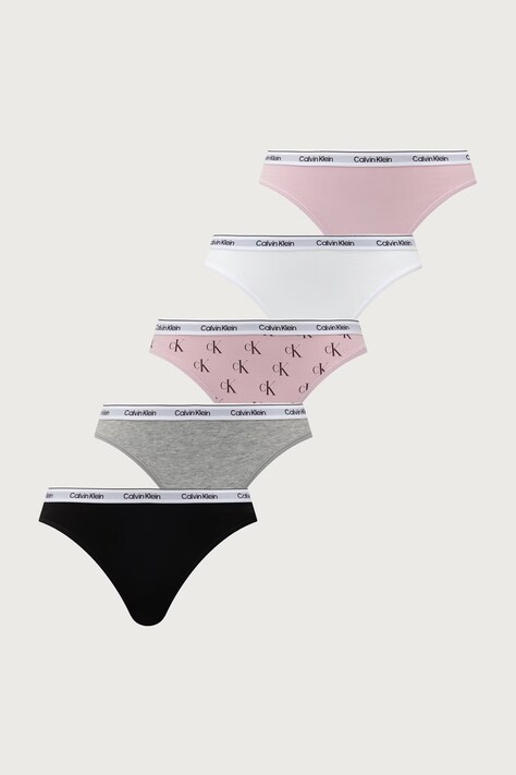 Calvin Klein Underwear donje rublje za žene od pamuka s elastanom 5-pack roza 000QD5208E