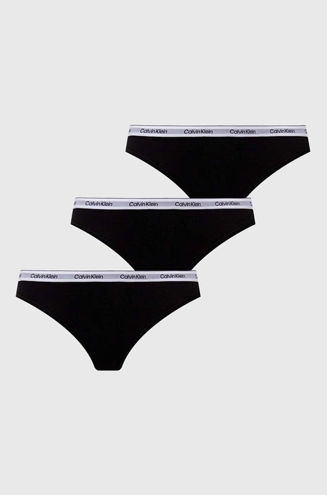 Tange Calvin Klein Underwear 3-pack boja: crna, 000QD5209E000QD5209E