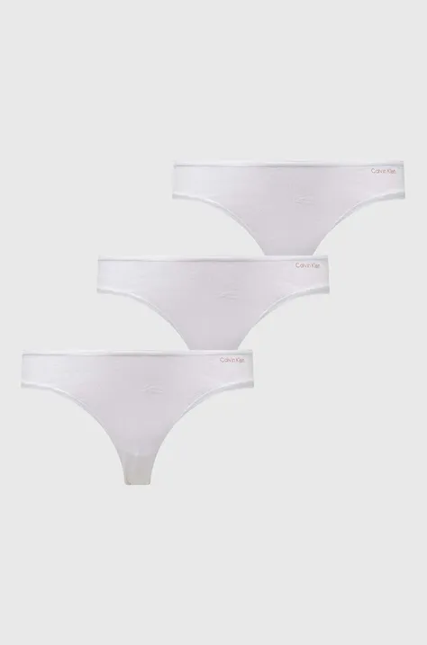 Calvin Klein Underwear chiloți 3-pack culoarea alb 000QD5218E