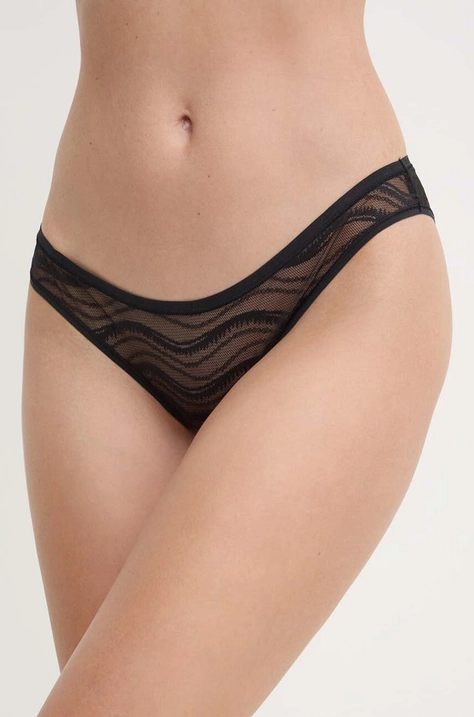 Gaćice Calvin Klein Underwear boja: crna, od čipke, 000QD3972E000QD3972E