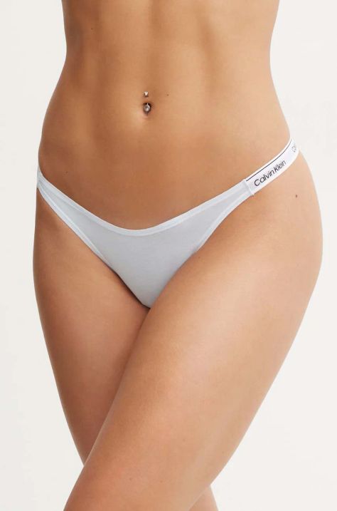 Στρινγκ Calvin Klein Underwear χρώμα: μαύρο, 000QD5157E