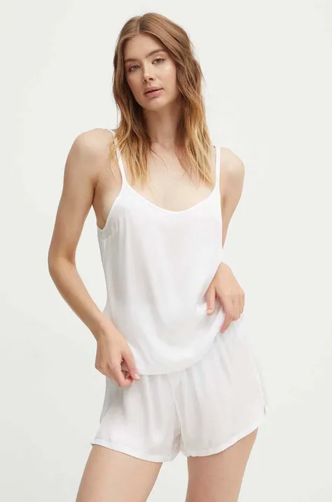Pižama Calvin Klein Underwear ženska, bela barva, 000QS7153E