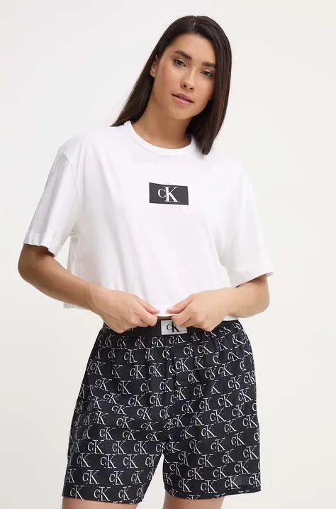Pamučna pidžama Calvin Klein Underwear pamučna, 000QS7180E