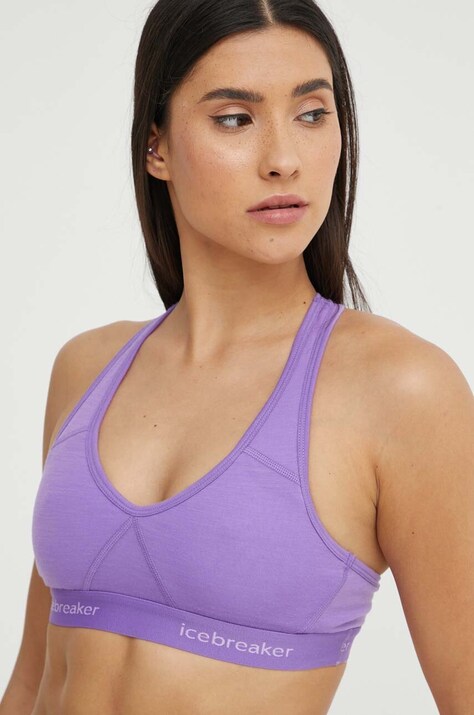 Функционално бельо Icebreaker Merino Sprite в лилаво IB103020B731
