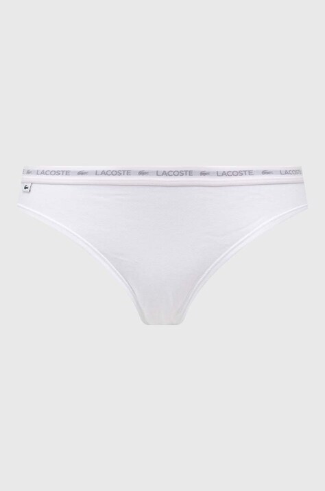 Lacoste трусики briefs жіночі бавовняні з еластаном 3 шт — SS24-BID21B, барвистий — фото 4