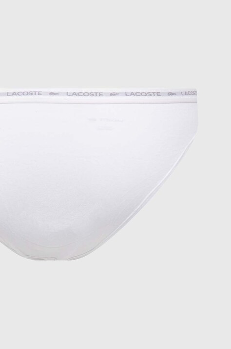 Lacoste трусики briefs жіночі бавовняні з еластаном 3 шт — SS24-BID21B, барвистий — фото 7