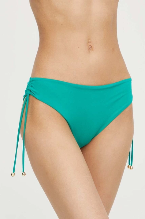 Spodnji del kopalk Max Mara Beachwear zelena barva