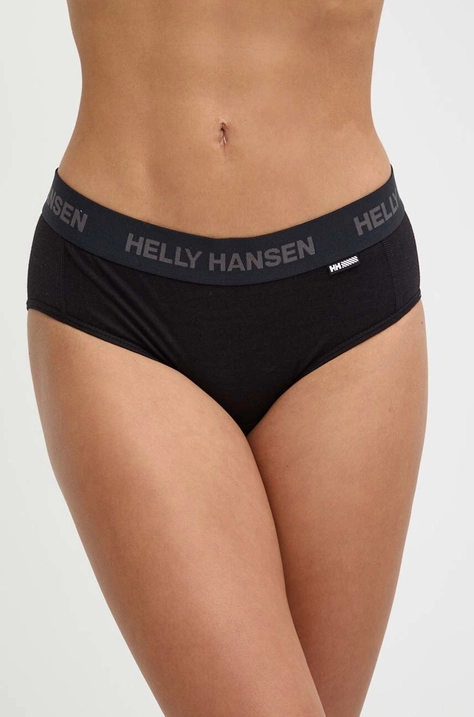 Funkcijsko perilo Helly Hansen Durawool črna barva, 49538