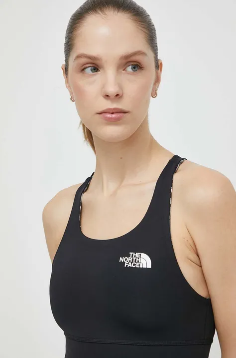 Спортен сутиен с две лица The North Face Flex в черно с десен NF0A886QWJI1