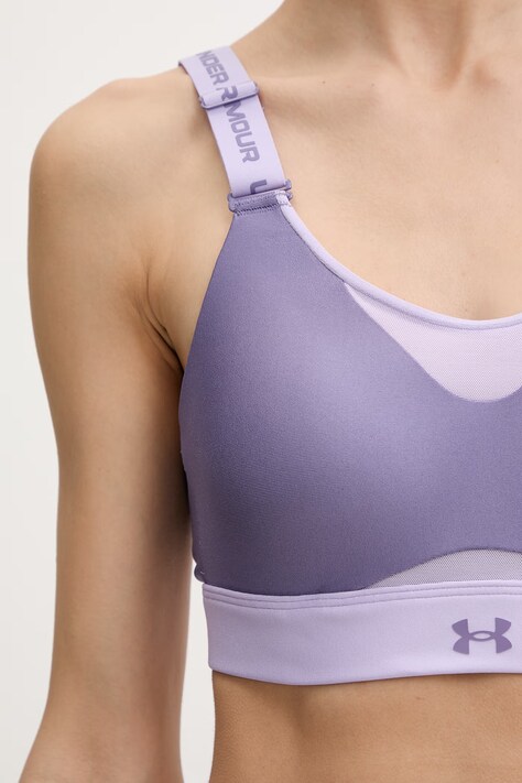 Under Armour спортивний бюстгальтер Infinity — SS24-BID24G, фіолетовий — фото 5