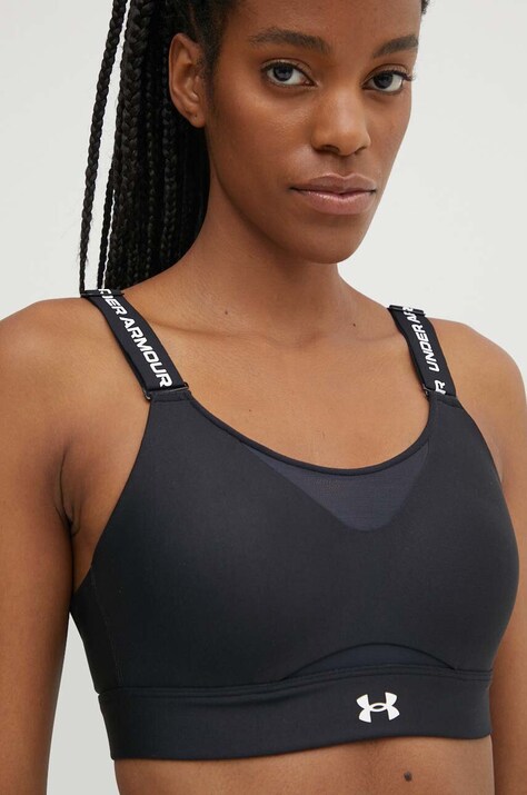 Under Armour sutien sport Infinity 2.0 High culoarea negru, neted, 1384112