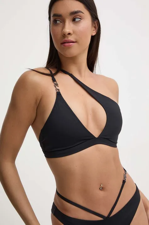 Bikini top Karl Lagerfeld χρώμα: μαύρο