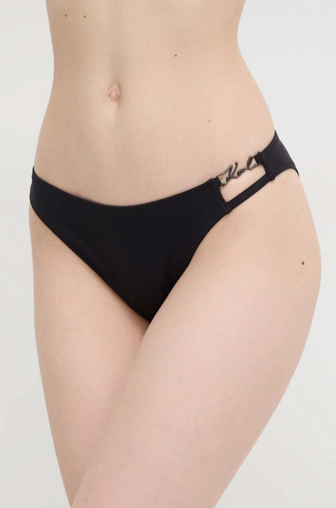 Karl Lagerfeld chiloti de baie culoarea negru