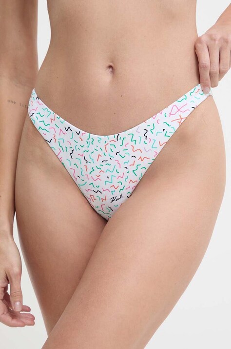 Karl Lagerfeld figi kąpielowe kolor biały