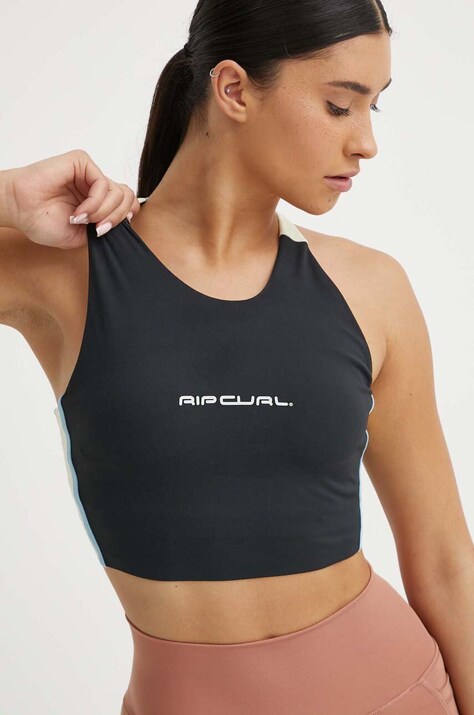Спортивний бюстгальтер Rip Curl Revival колір чорний візерунок