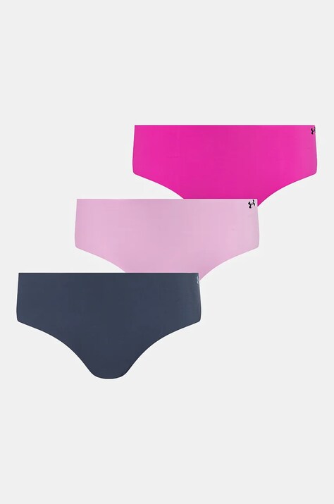 Kalhotky Under Armour 3-pack růžová barva, 25UUSHJ155