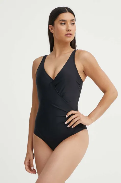 Aqua Speed jednoczęściowy strój kąpielowy kolor czarny usztywniona miseczka