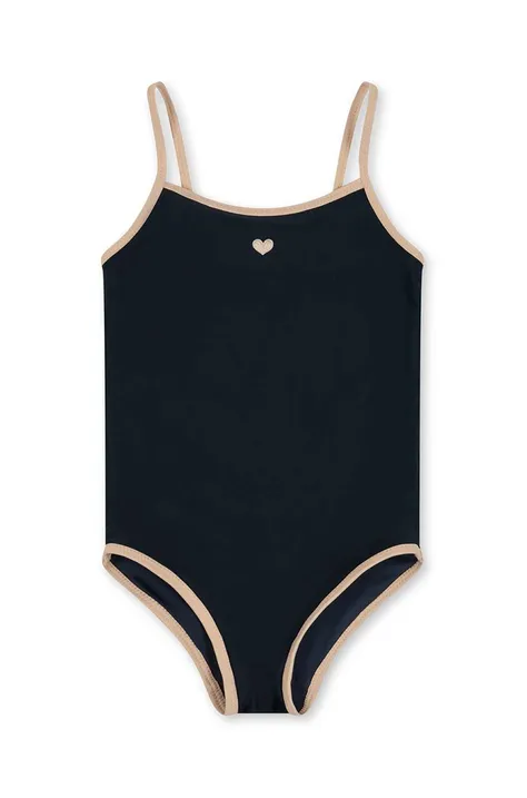 Jednodielne detské plavky Konges Sløjd tmavomodrá farba