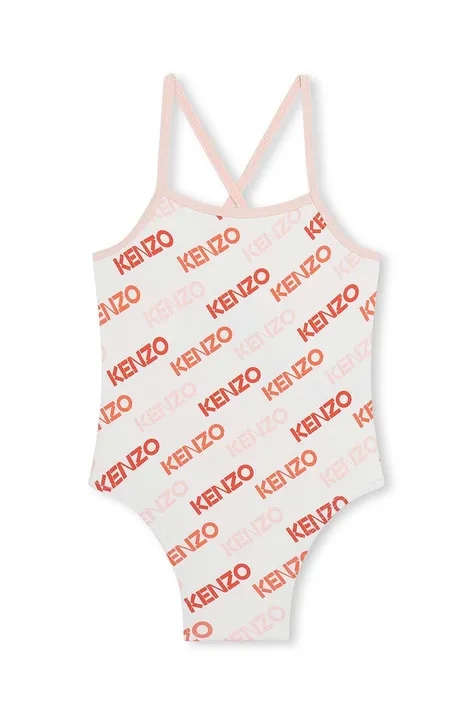 Jednodijelni kupaći kostim za bebe Kenzo Kids boja: bijela