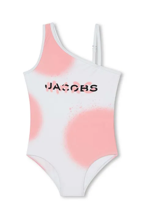 Jednodielne detské plavky Marc Jacobs ružová farba
