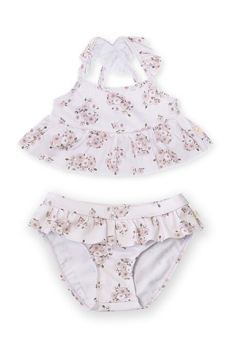 That's mine costum de baie pentru copii din două piese Saga culoarea alb