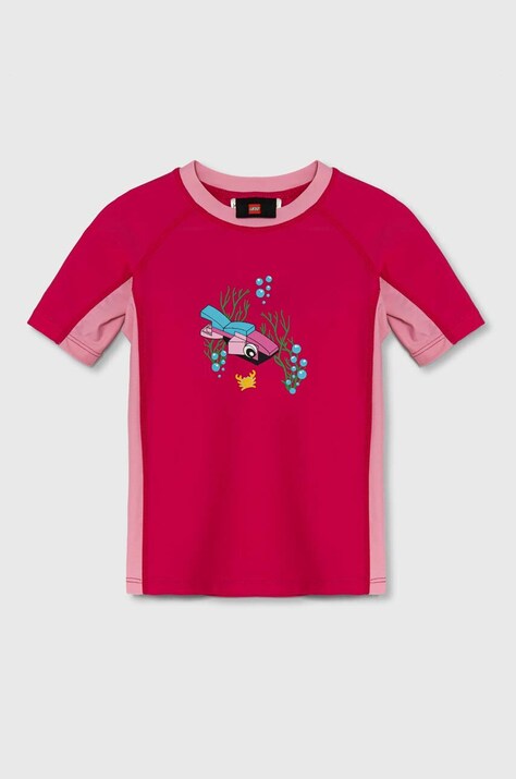 Lego tricou de înot pentru copii culoarea roz