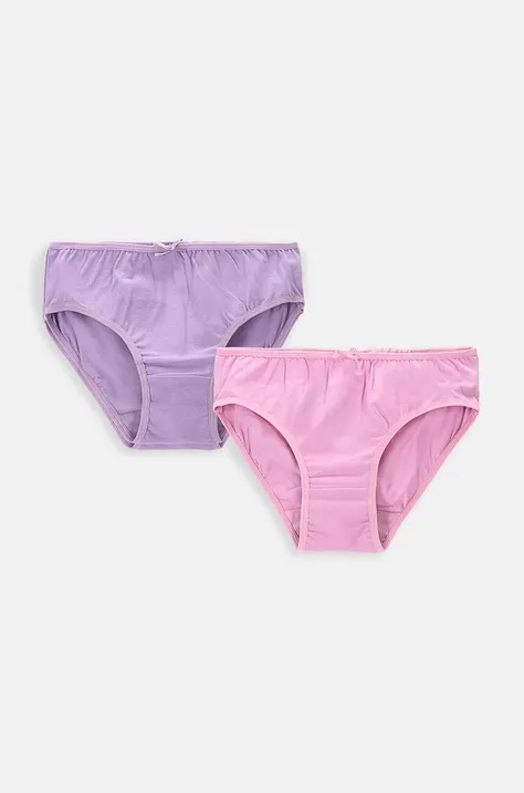 Dětské kalhotky Coccodrillo 2-pack růžová barva