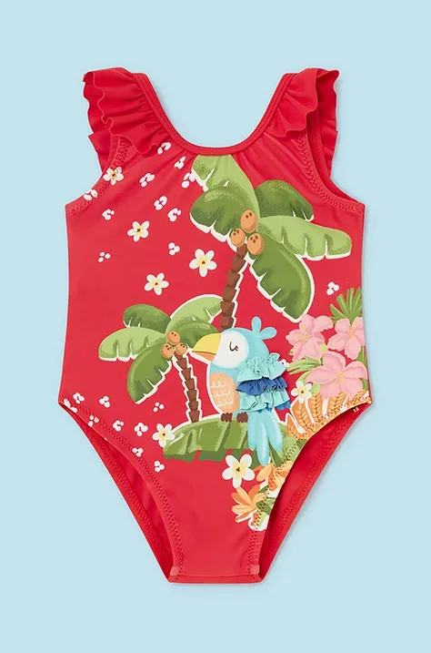 Jednodielne plavky pre bábätká Mayoral fialová farba