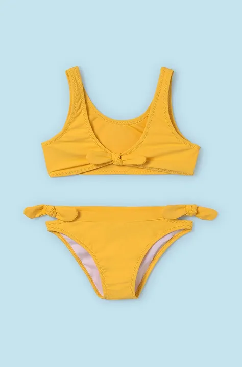 Dvojdielne detské plavky Mayoral žltá farba