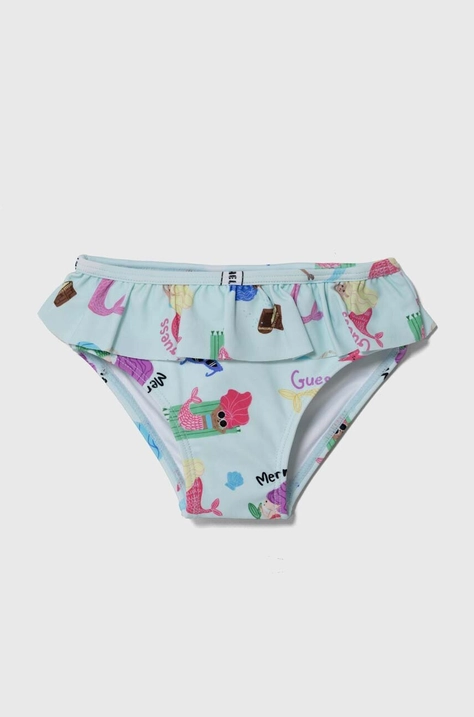 Guess slip de baie pentru bebeluși culoarea turcoaz