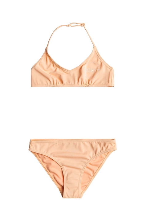 Roxy costum de baie pentru copii din două piese BASIC ACTIVE culoarea portocaliu