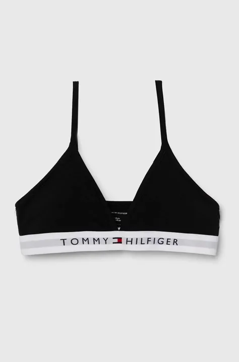 Παιδικό σουτιέν Tommy Hilfiger χρώμα: μαύρο